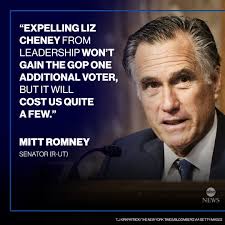 Mitt romney has given his two cents on all of the backlash against fellow republican liz cheney. Wptaimjvgyvygm