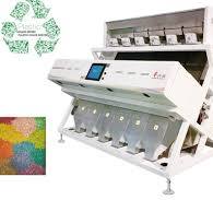 High Speed Plastic Color Sorter Machine 600 Channels Controlled By Tablet