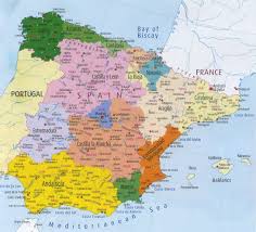 Die regionen in spanien oder auch unter der begrifflichkeit autonome gemeinschaften bekannt, besitzen in vielen bereichen ein sehr große autonomie und können eine reihe von gesetzen etc. Karten Von Spanien Mit Strassenkarte Und Stadtplan Von Madrid