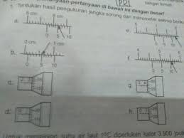 Contoh soal dan soal latihan : Tentukan Hasil Pengukuran Jangka Sorong Dan Mikrometer Sekrup Berikut Brainly Co Id