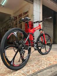 Carrera transit folding bike created for easy portability, the carrera transit folding bike is lightweight and also easy to maintain. Ferrari Bike Foldable Folding Mags Wheels Full Suspension Sports Equipment Bicycles Parts Bicycles On Carousell