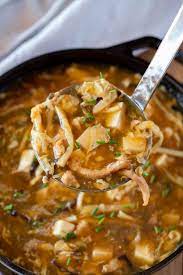 Hot And Sour Soup Is The Perfect Combo Of Spicy And Savory Made With Pork Mushrooms Bamboo Shoots Hot And Sour Soup Recipe Easy Sour Soup Hot And Sour Soup