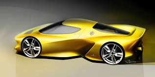 We Helped Realise The Secret Dream Of A Great Champion That S How The Pininfarina Design Team Describes The Ge Car Design Concept Car Sketch Futuristic Cars