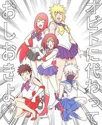 So Cute Kushina Minato Kakashi Obito And Rin Naruto Shippuden Anime Naruto Naruto Cute