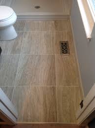 Marazzi Silk Elegant 20x20 Floor Tiles In A 5 X 6 Floor Space Large Format Tiles Work Nice Home Depot Bathroom Best Bathroom Flooring Bathroom Floor Tiles