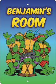 Ninja turtle room makeover | tales of the scotts. Ninja Turtles Personalized Novelty Custom Made Aluminum Kids Room Sign Kids Room Signs Custom Signs Personalized Signs Decorative Signs Aluminum Signs Airbrush
