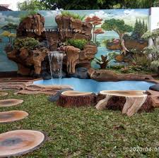 Meski sering dibersihkan, busa biasanya akan kembali muncul. Jasa Pembuatan Kolam Tebing Kolam Ko I Relief Air Terjun Magetan Tukang Taman Profesional Kolam Tebing Kolam Koi Kolam Minimalis Dan Relief