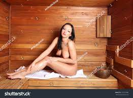 Nude sauna woman