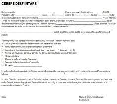 Pin On Cerere De Reziliere Contract De Internet Fix