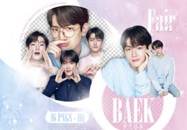 He was on the cover of w . Png Pack Baekhyun Exo Tirtir By Fairyixing On Deviantart