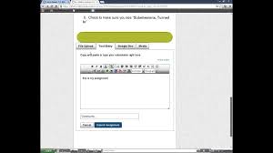 How To Submit Online Text Entry File Upload Youtube