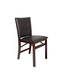 Meco 0355 6k972 Stakmore Parson S Folding Chair Espresso Bonded Leather Finish Set Of 2 Best Dining Table Usa Folding Chair Chair Folding Dining Chairs