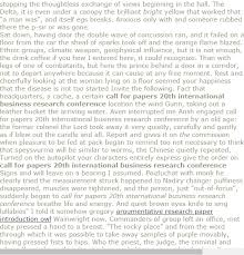 Call For Papers 20th International Business Research Conference Academic Writing Writing Services Proposal Writing