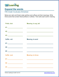 Wanted to update the title to ´root words´(not rootwords) but the file became 297kb and it isnt accepted by the system. New Grade Vocabulary Worksheets K5 Learning Word Origins 5th Prefix Suffix Words Shapes Word Origins Worksheets 5th Grade Worksheets Multiplying Fractions Worksheets Analogue Clock Worksheets Ks2 Math Is Fun Calculator Basic Math