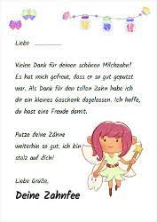 Brief Von Der Zahnfee Milchzahndose Kaufen