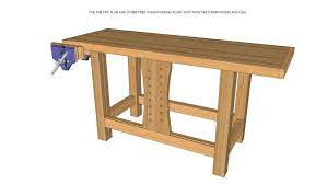 This workbench is low on purpose for a workshop with low ceilings like a shed. Roubo Workbench Complete Of All Joinery Layers Materials And Pdf 3d Warehouse