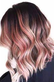 20 Long Bob Styles To Consider This Year Lovehairstyles Com Hair Styles California Hair Hair Color Rose Gold
