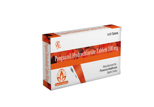 Proguanil Hydrochloride Tablets 100mg, Packaging Type: Box at best price in Noida
