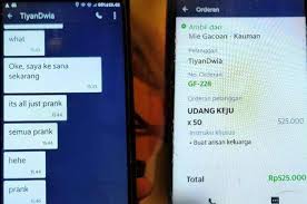 '' tolong hargai pekerjaan kami '' prank. Tega Banget Driver Ojek Online Mendadak Lemas Dapat Order Fiktif Sampai Rp 525 Ribu Kena Prank Sama Bocah Smp Semua Halaman Gridmotor Id