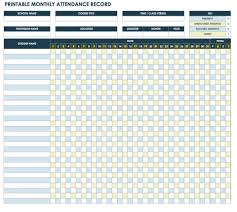 It helps to monitor each employee in an office and provide information. 25 Printable Attendance Sheet Templates Excel Word Utemplates
