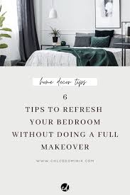 For ease of movement, leave a minimum of three feet between the bed and side walls or large pieces of furniture and at least two feet between the bed and low furniture, like tables and dressers. 6 Tips To Refresh Your Bedroom Without Doing A Full Makeover