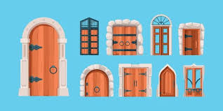 Our waldo custom modern mailbox has laser cut address numbers to add that high end custom touch without the custom hassle and price.the waldo custom modern mailbox is our most popular mailbox. Premium Vector Medieval Doors Ancient Wooden And Steel Doors Old Building Wall Mysterious Portal Gates In Flat Style Medieval Wooden Door Ancient Gate For Castle Illustration