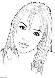 Empress of pop rap and talented angelic voice inspired color number book for pastel goth cute and creepy coloring book: Coloring Page Britney Spears Free Printable Coloring Pages Img 15397
