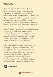 I was given a puzzle a couple of months ago from a friend of mine, it had 1,500 pieces. The Mosaic Poem By Robert Rittel