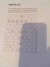 We did not find results for: Solved More Or Less In The Completed Puzzle Every Row An Chegg Com