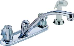 Maybe you would like to learn more about one of these? Delta Faucet 2400lf Delta Chrome Classic Two Handle Kitchen Faucet With Spray 034449620079 1