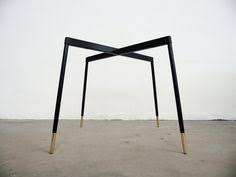 Modern Steel Dining Table Legs 28 H X 28 Square Table Base Height 26 To 32 In 2020 Dining Table Legs Steel Dining Table Legs Table Base