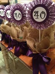 40th Birthday Decorations For Her Pin By Erin Shanley On Hostess With The Mostess 40th Birthday Party Centerpieces 40th Birthday Decorations 40th Birthday Centerpieces
