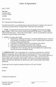 Letter Of Agreement Template Free Unique Free Printable Letter Of Agreement Form Generic Lettering Business Letter Template Mission Statement Examples