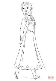 Anna From The Frozen Movie Coloring Page Free Printable Coloring Pages Disney Princess Coloring Pages Frozen Coloring Pages Rapunzel Coloring Pages