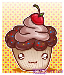 Hey guys!today i drew chibi natsuki with a cupcake.if you dont know who she is:natsuki is from ddlc (doki doki literature club)shes a tsundere and loves cupcakes.this took some time to make this ans. 6 Chibi Cartoon Cupcakes Photo How To Draw Cute Cartoon Cupcake Chibi Anime Cupcake Girl And Chibi Anime Cupcake Girl Snackncake