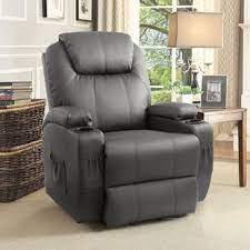 Power lift recliner chair with massage and heat, electric recliners for elderly, fabric heated vibration massage sofa living room chair with usb ports, remote control, 3 positions, 2 side pockets. Rv Reclining Loveseat With Power Heat And Massage Wayfair