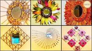 10 Amazing Wall Decor With Mirror Gadac Diy Wall Hanging Diy Crafts Cheap Home Decor Craft Idea Youtube Wall Hanging Diy Mirror Crafts Cheap Diy Crafts