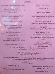 Online Menu Of Grouper S Waterfront Restaurant Elizabeth City Nc