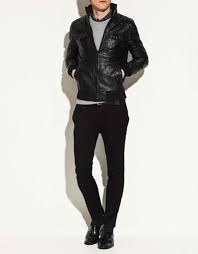 Leather Jacket Jackets Man Zara Singapore Zara Leather Jacket Zara Leather Mens Outfits