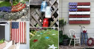 It uses strips of red, white, and blue fabric, ribbons, small pom poms and a wooden dowel. Top 29 Diy 4th Of July Decorations Sure To Wow Your Guests Homedesigninspired