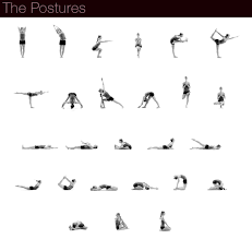 Bikram Yoga S 26 Postures Yogalifestylequotes Moksha Yoga Bikram Yoga Poses Bikram Yoga