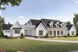 Plan 56454sm Country Classic With Porte Cochere Accessible Motor Court In 2021 Modern Farmhouse Plans Farmhouse Style House Plans Farmhouse Style House