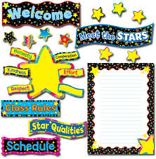 Back To School Stars Bulletin Board Set Ctp4040
