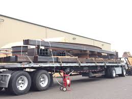 how to load a truck with 47 000 of bent structural steel