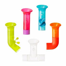 Baby yoda silicone pipe with glass bowl and metal cleaning nail with a small storage compartment in the back. Boon Pipes Building Bath Toy Set Reviews Tell Me Baby