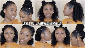 If you need quick and easy braided hair inspiration, look no further than these stylish updos. 10 Quick Easy Natural Hairstyles For Curly Hair Protective Hairstyles Youtube