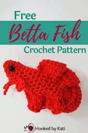Wishing you a very happy birthday, dear sister. Betta Fish Free Crochet Pattern Hooked By Kati