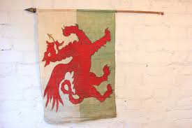 For the article summary, see flag of wales summary. Antiques Atlas A Scarce Antique Welsh Red Dragon Flag On Pole