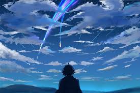 Kimi No Na Wa Mitsuha Miyamizu Clouds Scenic Kimi No Na Wa Kimi No Na Clouds