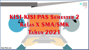 Soal ukk ipa kelas 8 semester 2 ktsp berikut ini adalah file tentang soal ukk ipa kelas 8 semester 2 ktsp yang bisa bapakibu unduh secara gratis dengan menekan tombol download pada tautan link di bawah ini. Kisi Kisi Pas Semester 2 Kelas 10 Sma Smk Tahun 2021 Sinau Thewe Com
